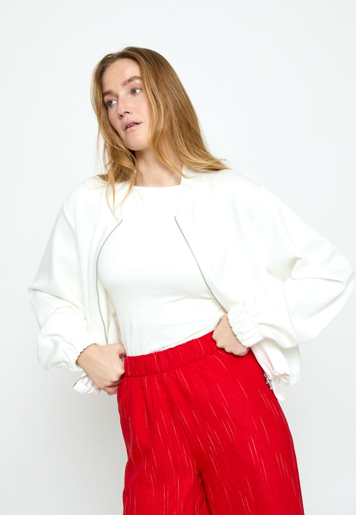 Minus MSJane Short Jacket Jacket 235 Cloud Dancer