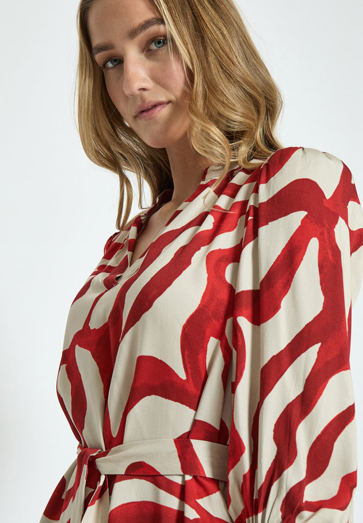 Minus MSJassie Dress Dress 6990P Barn Red Print