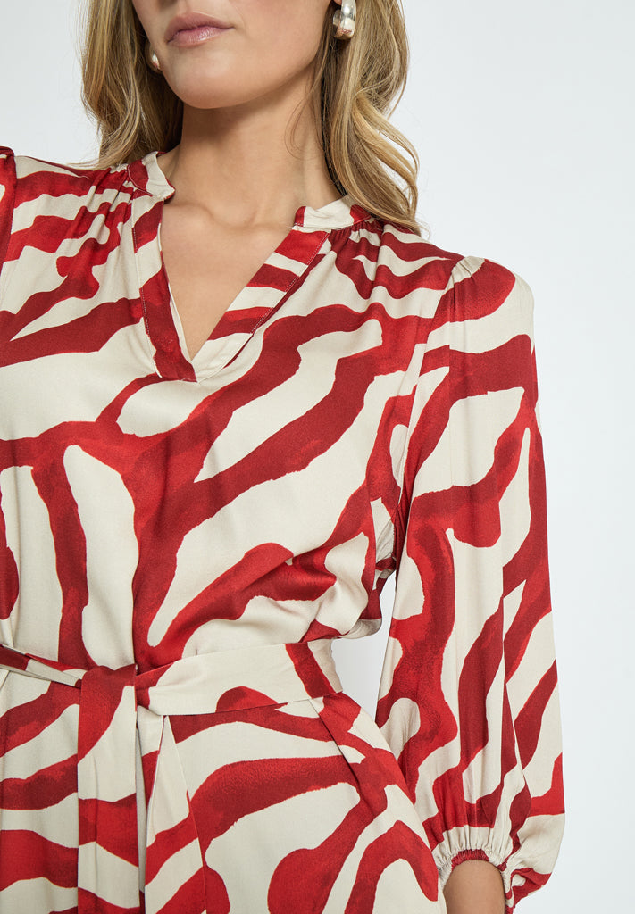 Minus MSJassie Dress Dress 6990P Barn Red Print