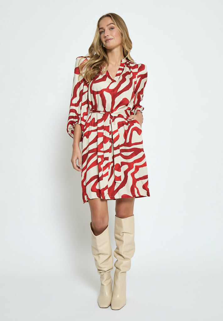 Minus MSJassie Dress Dress 6990P Barn Red Print
