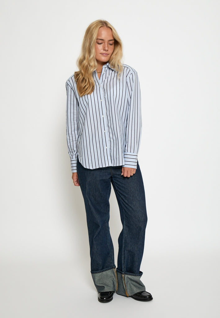 Minus MSJenina Shirt Shirt 2994S SKY CAPTAIN STRIPE