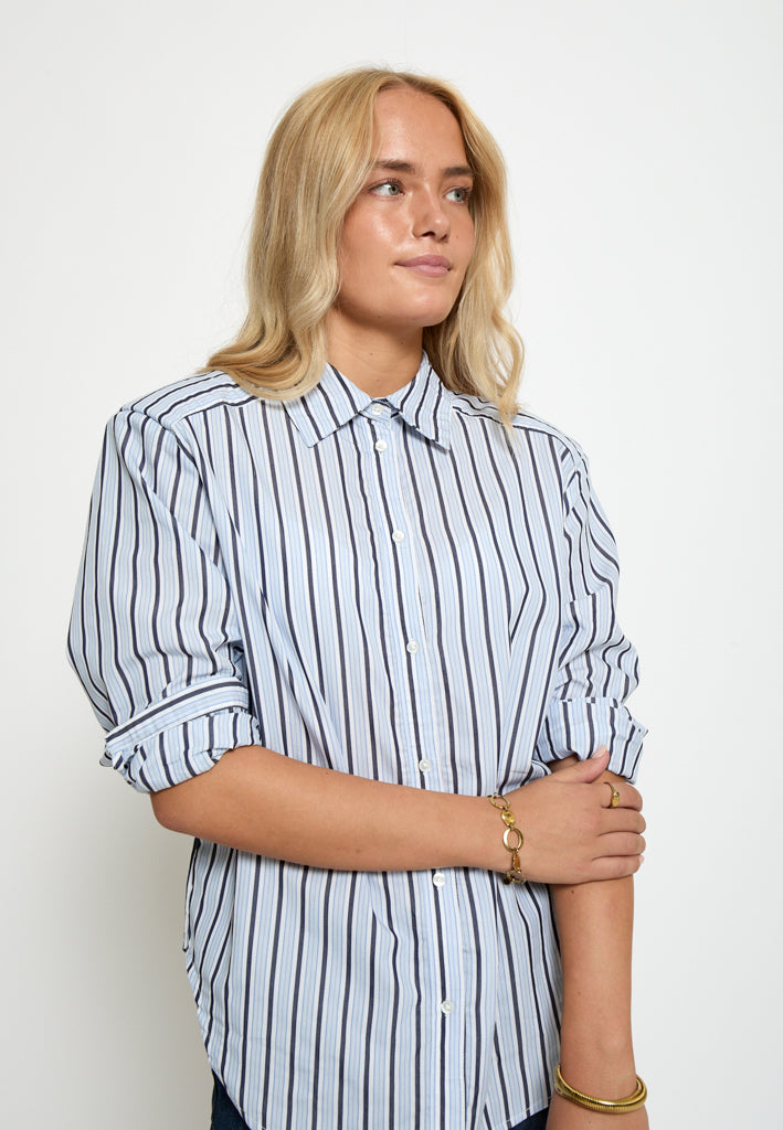 Minus MSJenina Shirt Shirt 2994S SKY CAPTAIN STRIPE