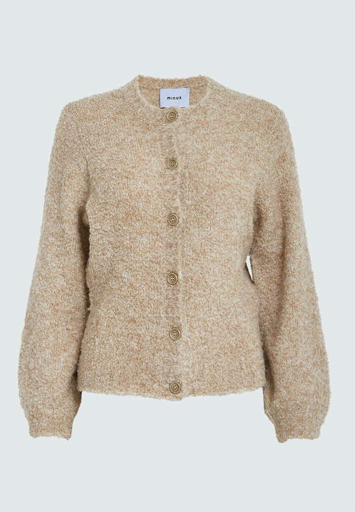 Minus MSJennie GRS Knit Cardigan Cardigans 0312M Tan Melange