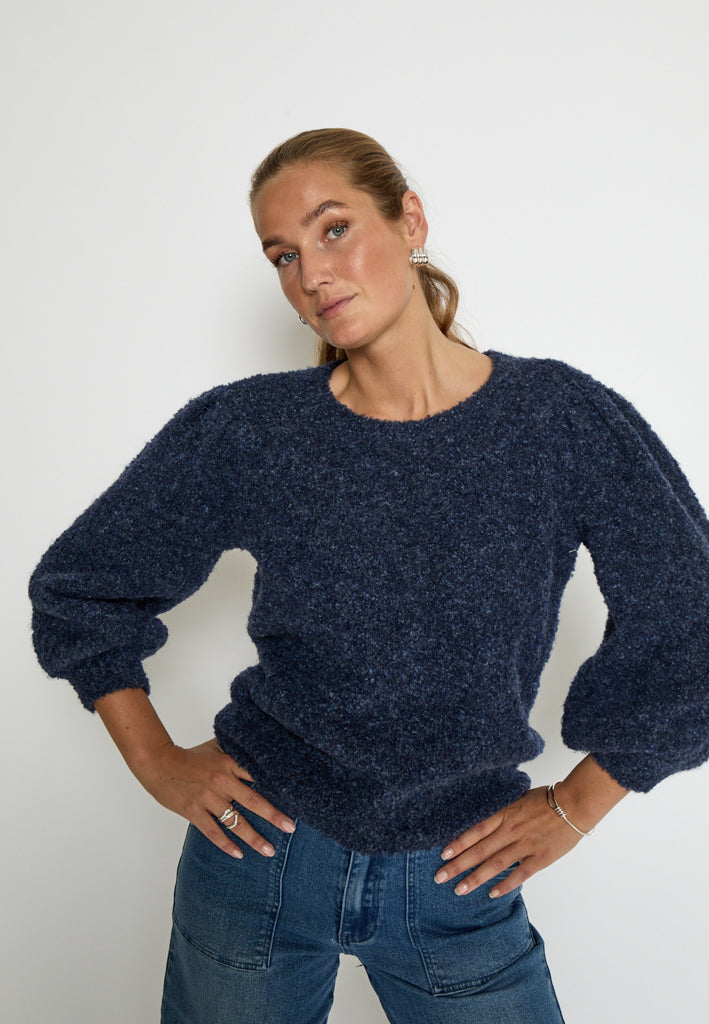 Minus MSJennie Knit Pullover T-Shirt 2994 Sky Captain