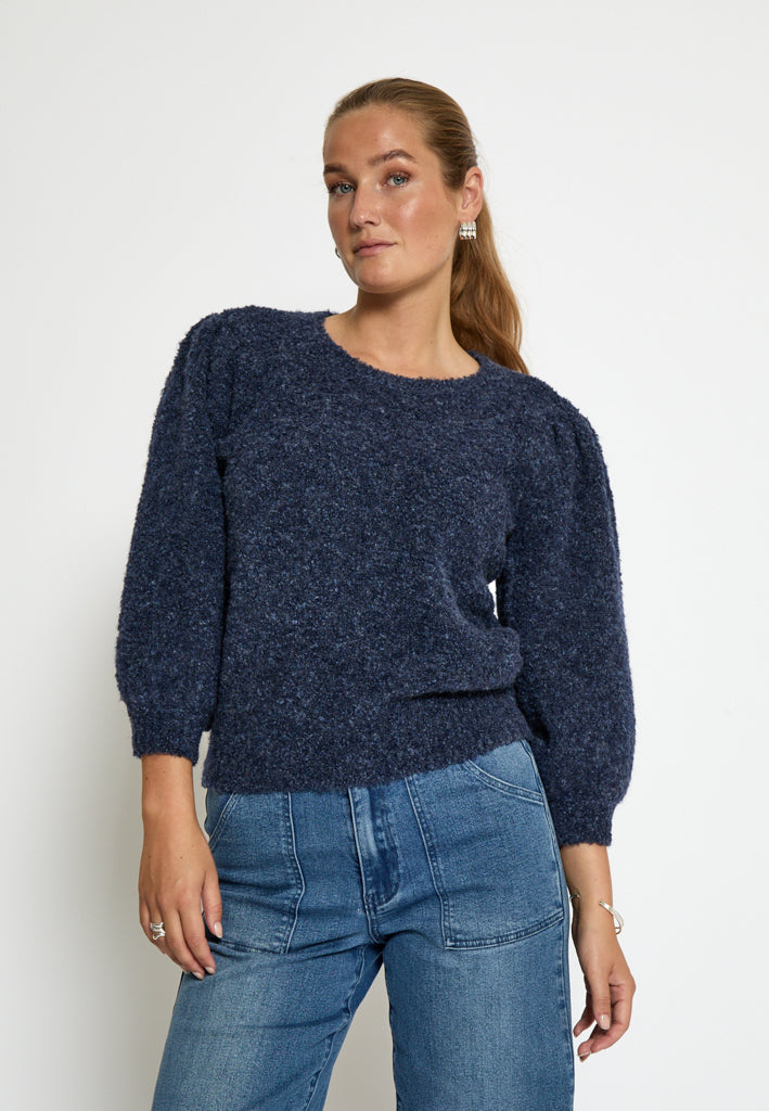 Minus MSJennie Knit Pullover T-Shirt 2994 Sky Captain