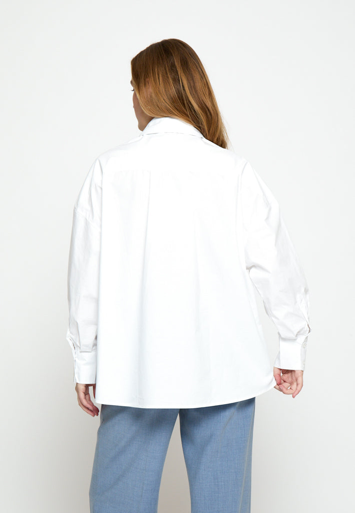 Minus MSJessa Oversize Shirt Shirt 235 Cloud Dancer