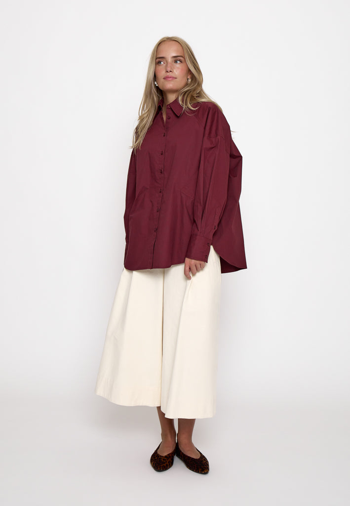 Minus MSJessa Oversize Shirt Shirt 4009 Andorra Red