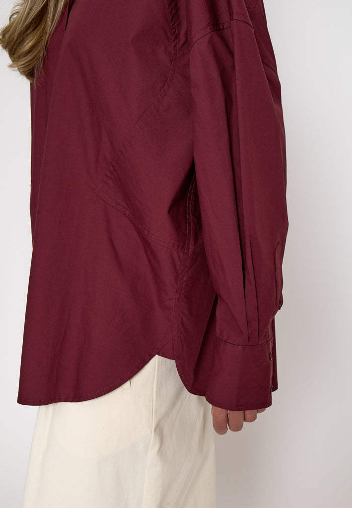 Minus MSJessa Oversize Shirt Shirt 4009 Andorra Red
