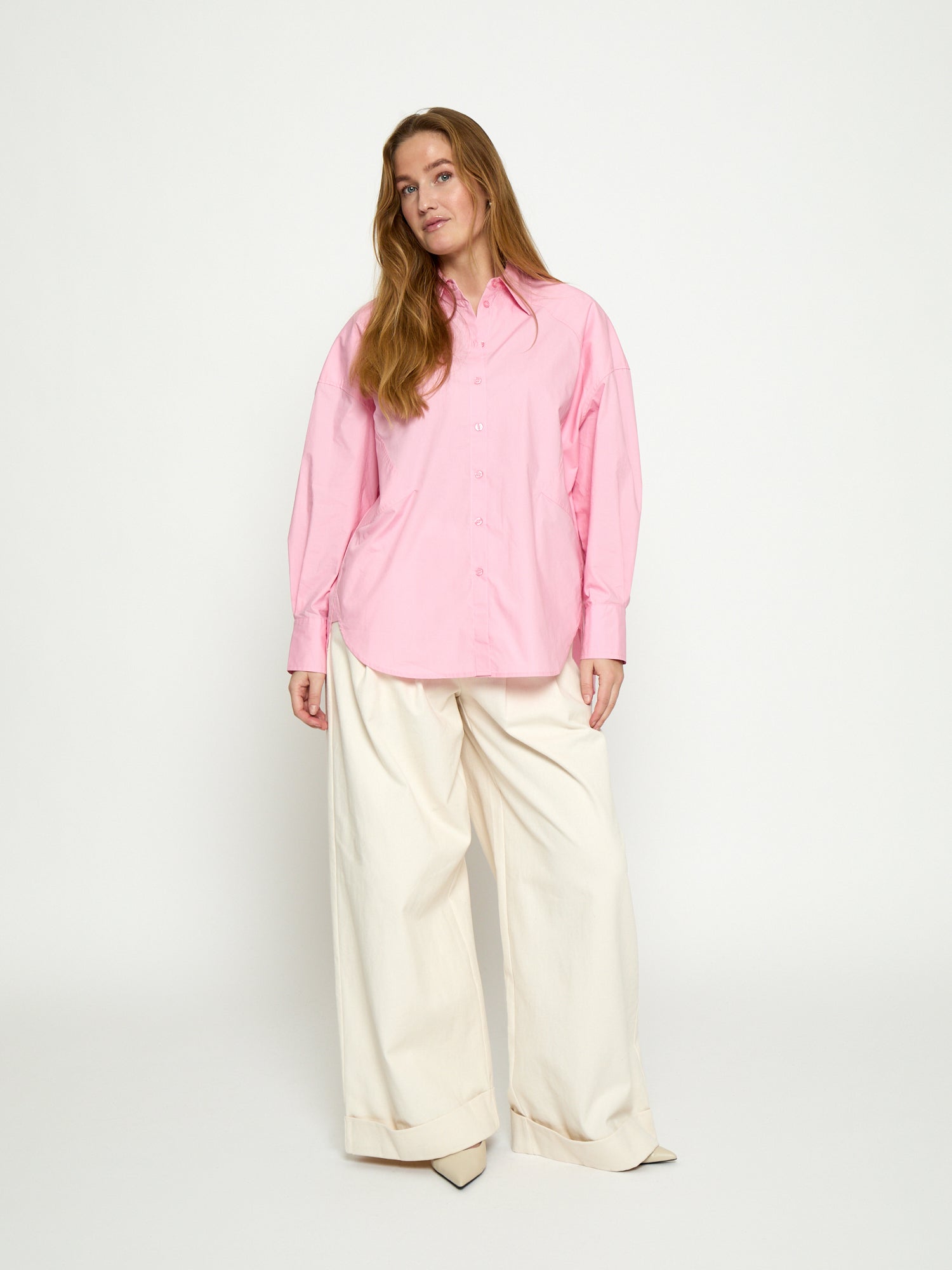 Minus MSJessa Oversize Shirt Shirt 4019 Prism Pink