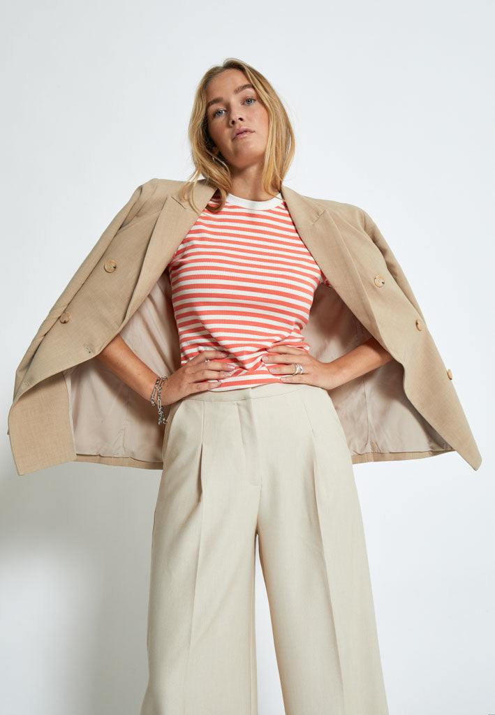 Minus MSJohanna Striped Tee T-Shirt 641S Dubarry Striped