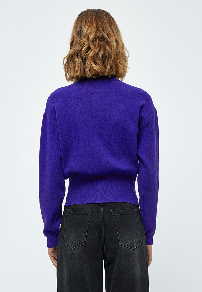 Minus MSJose Knit Turtleneck Pullover 5024 Royal Blue