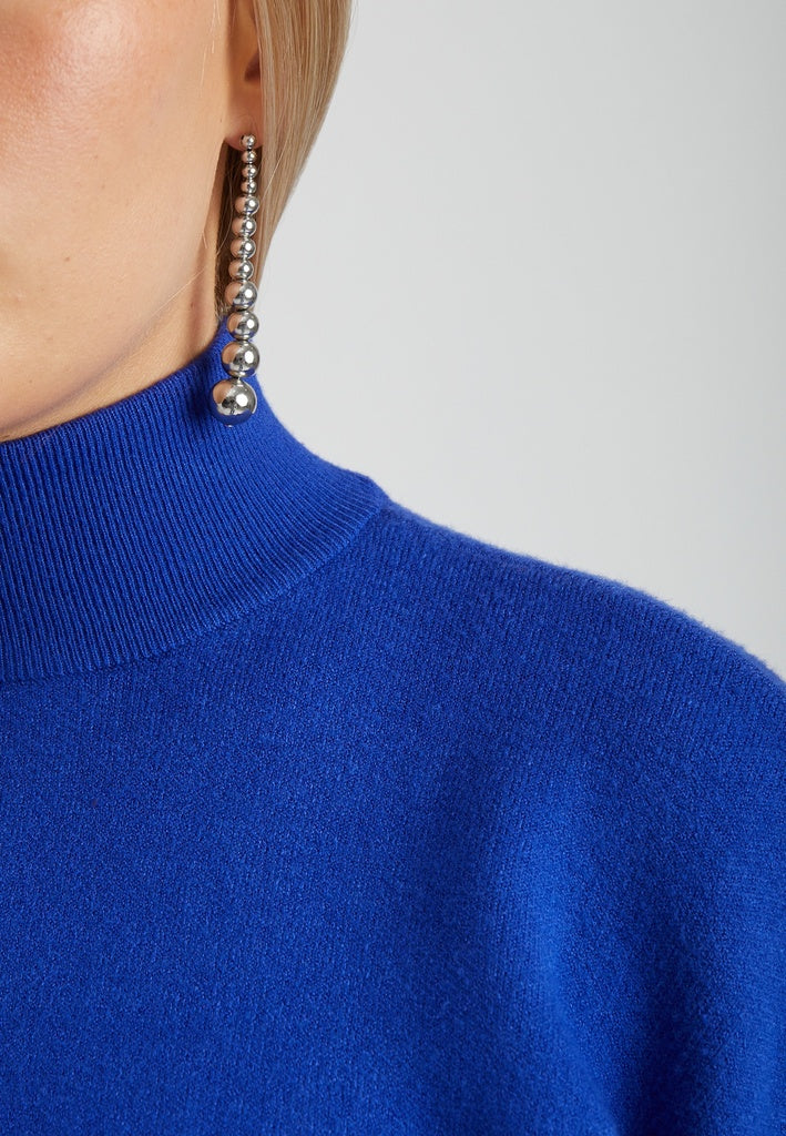 Minus MSJose Knit Turtleneck Pullover 5024 Royal Blue