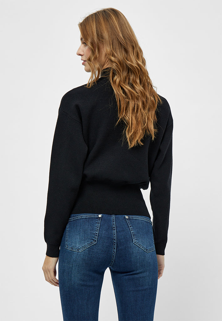Minus MSJose Knit Turtleneck Pullover 9000 Black