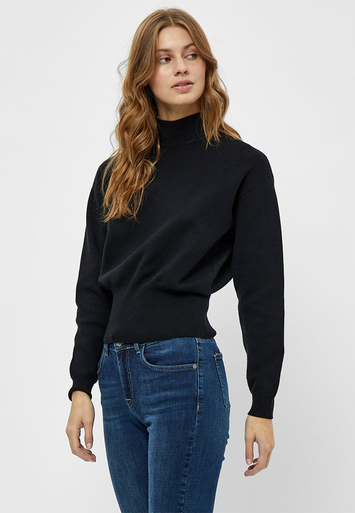 Minus MSJose Knit Turtleneck Pullover 9000 Black