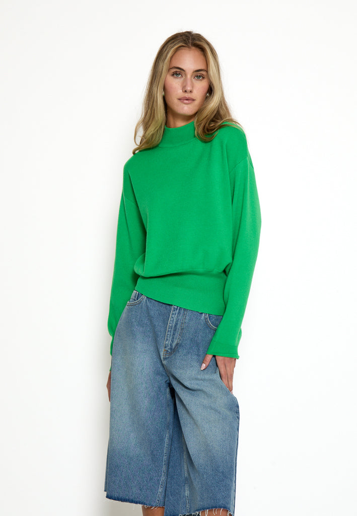 Minus MSJose Knit Turtleneck Pullover 9377 Apple Green