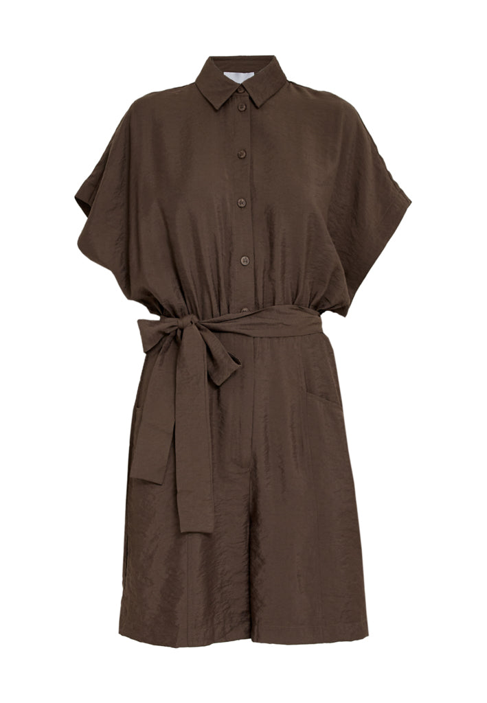 Minus MSJulia Playsuit Jumpsuit 5065 Chestnut