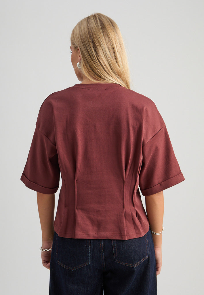 Minus MSJuniana GOTS T-Shirt T-Shirt 4009 Andorra Red