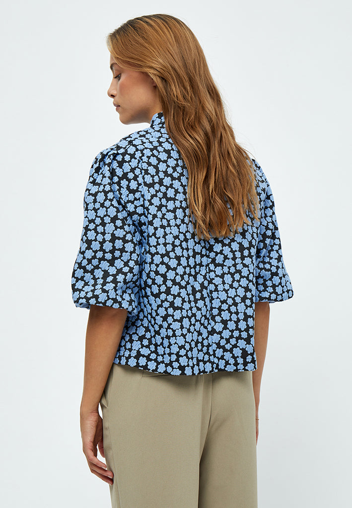 Minus MSKatrina Blouse Blouse 1048P Ice Blue Print