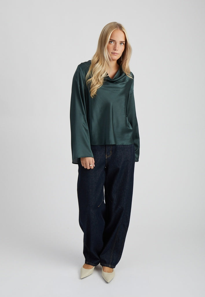 Minus MSKelsi Silk Blouse Blouse 437 Green Gables