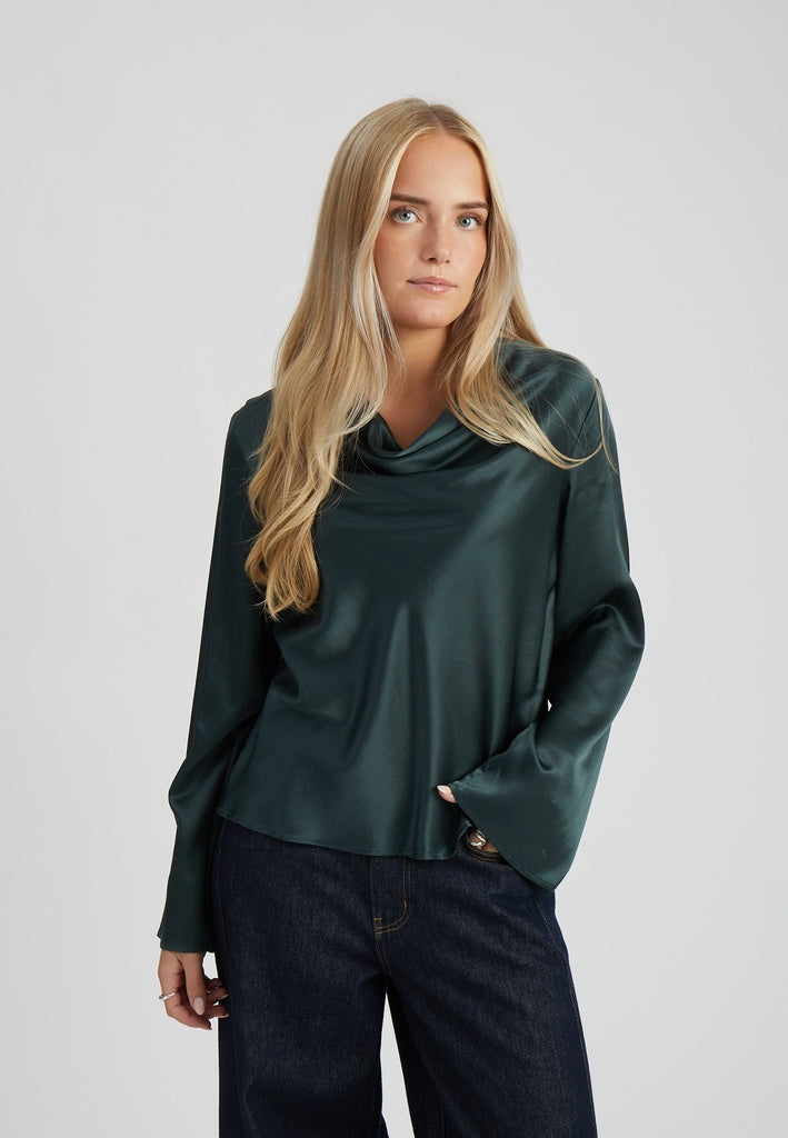 Minus MSKelsi Silk Blouse Blouse 437 Green Gables