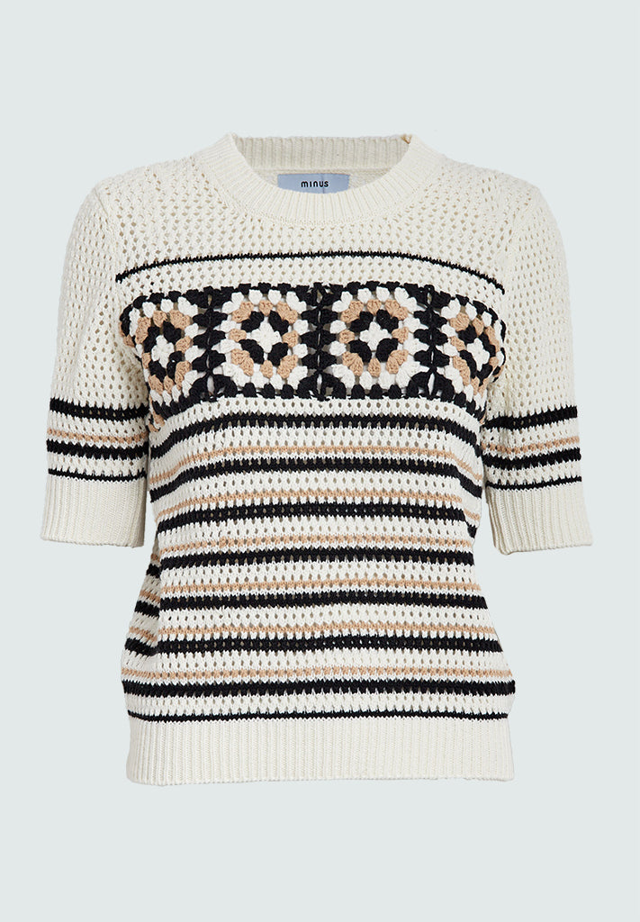 Minus MSKenza Knit T-Shirt T-Shirt 235 Cloud Dancer