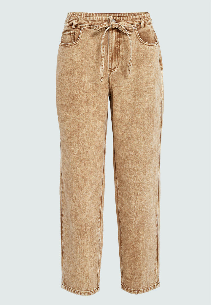 Minus MSKerry Mid Waist Jeans Jeans 0312 Tan