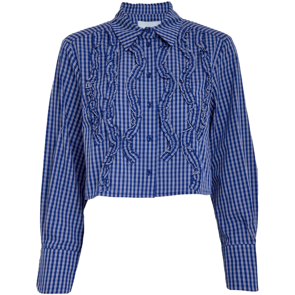 Minus MSKesia Cropped Shirt Shirt 1905 Bright Cobalt Blue