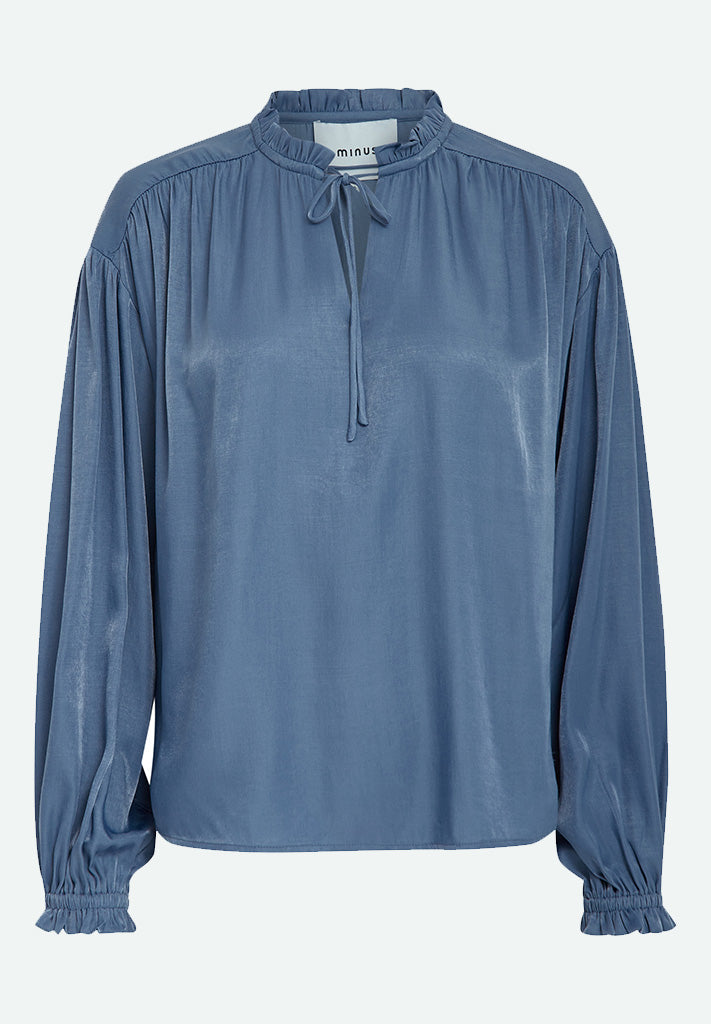 Minus MSKiro Blouse Blouse 579 Blue Depths