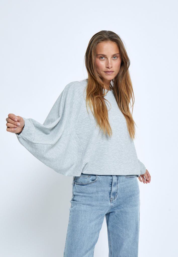 Minus MSKolini Sweat Sweatshirt 112M Light Grey Melange