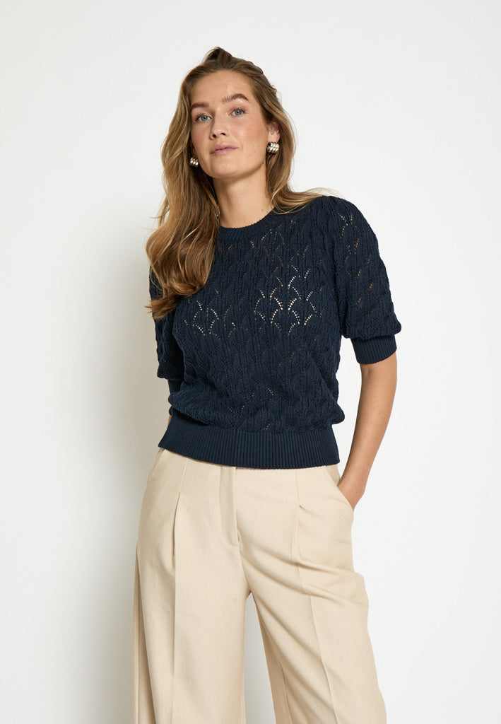 Minus MSLamina Knit Pullover Pullover 2994 SKY CAPTAIN