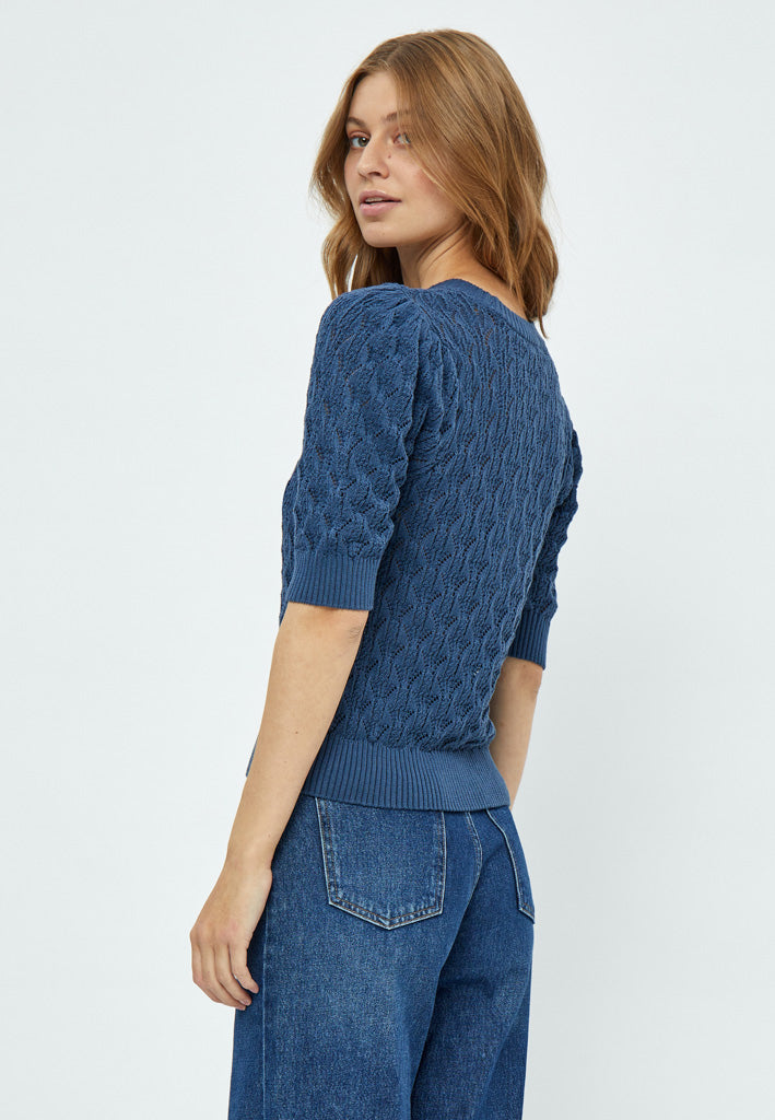 Minus MSLamina Knit Pullover Pullover 537 Dark Denim Blue