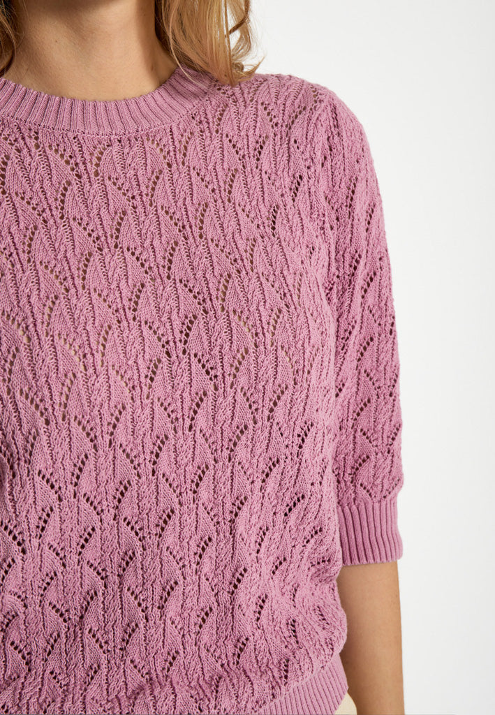 Minus MSLamina Knit Pullover Pullover 7032 Mauve Orchid