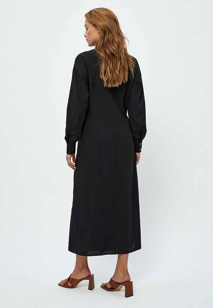 Minus MSLamira Maxi Shirt Dress Dress 100 Black