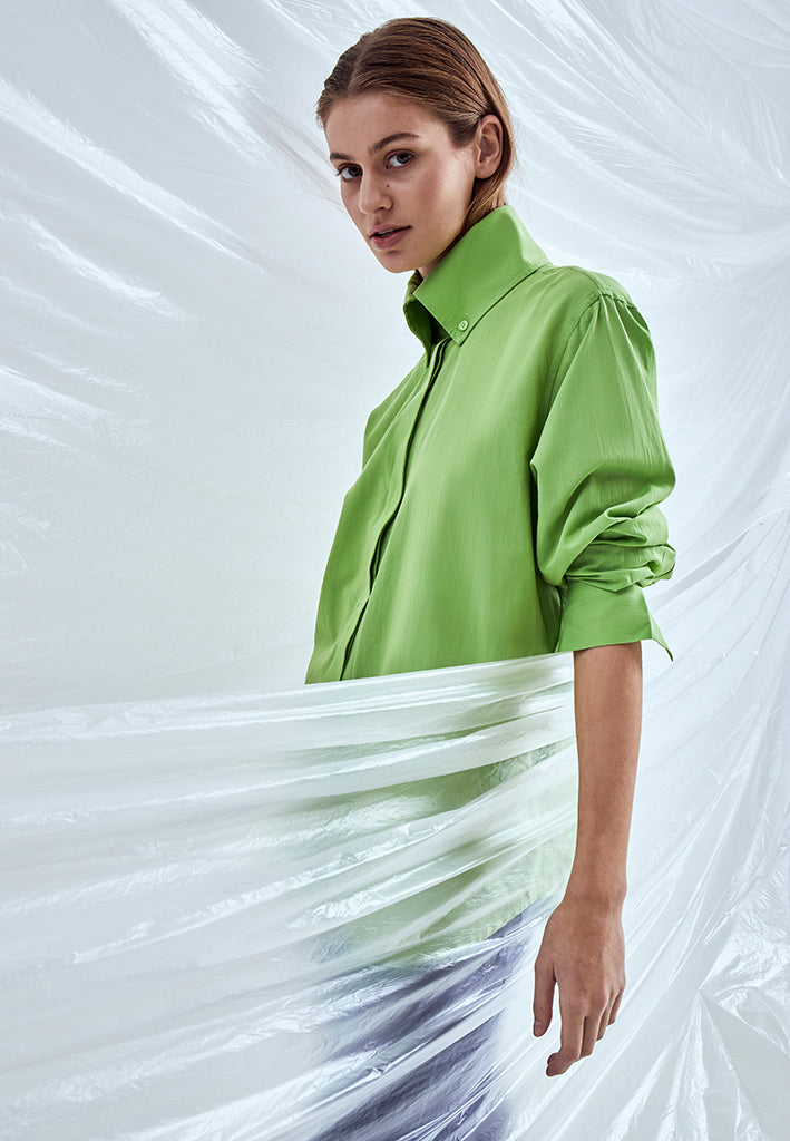 Minus MSLamira Oversized Shirt Shirt 3031 Lime Green