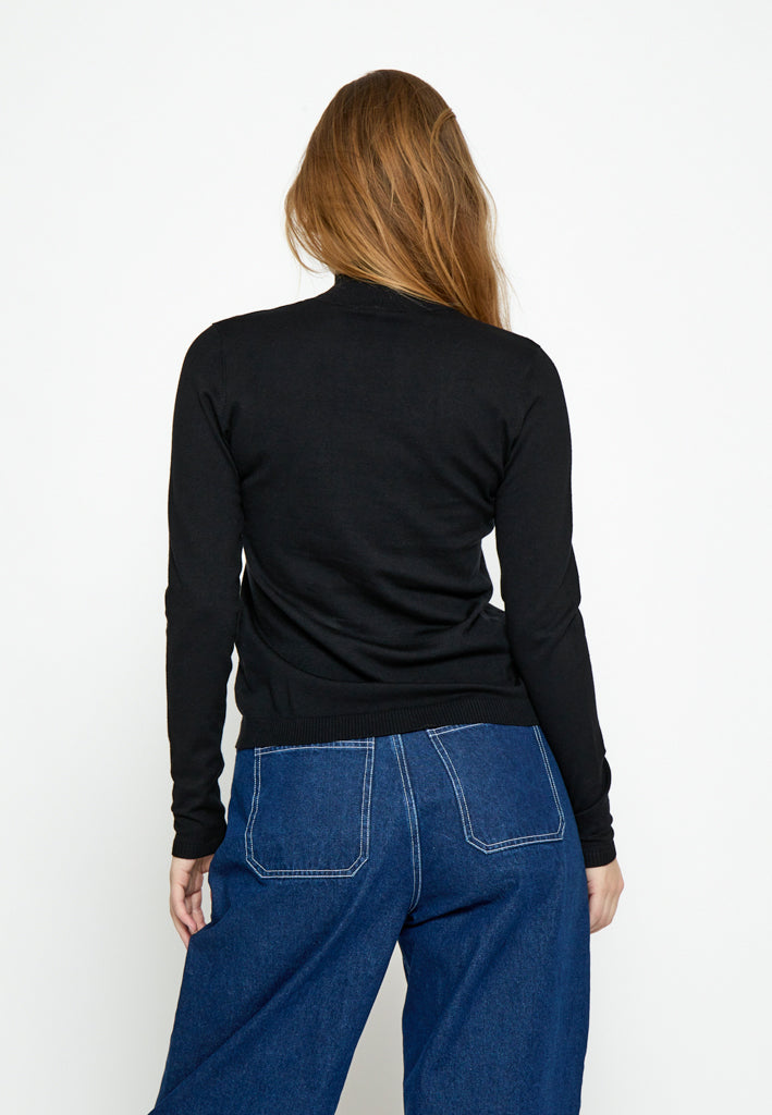 Minus MSLana Roll Neck Knit Pullover 100 Black