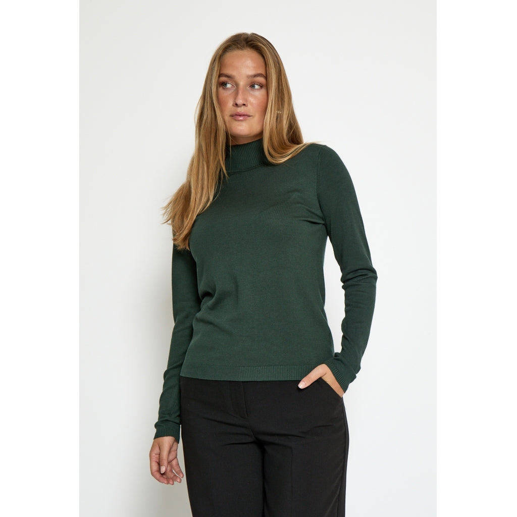 Minus MSLana Roll Neck Knit Pullover 4112 Jungle Green