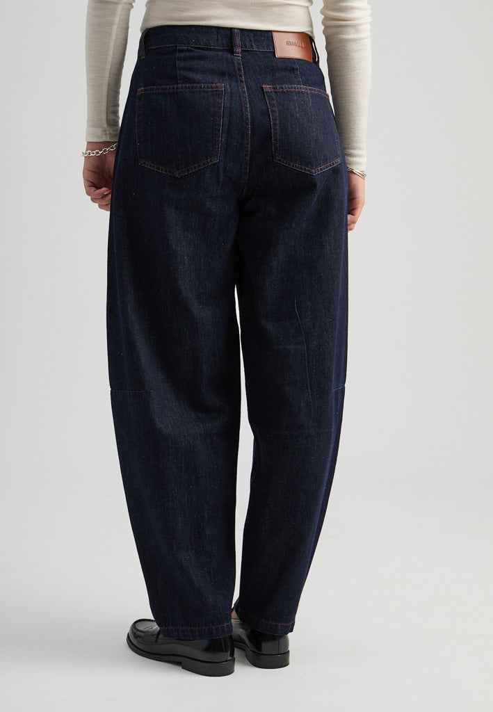 Minus MSLarissa Mid Waist Pants Pant 006 Dark Denim