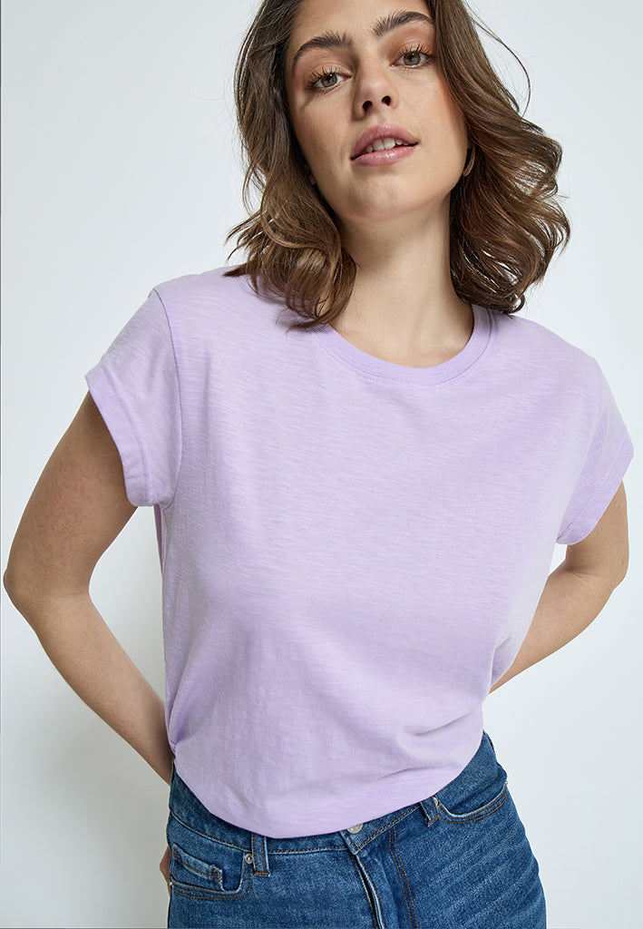Minus MSLeti T-Shirt T-Shirt 7140 Pastel Lilac