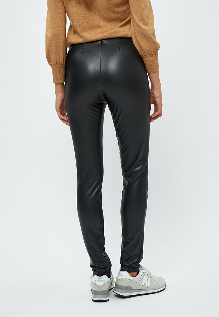 Minus MSLevy Pu Leggings Leggings 100 Black