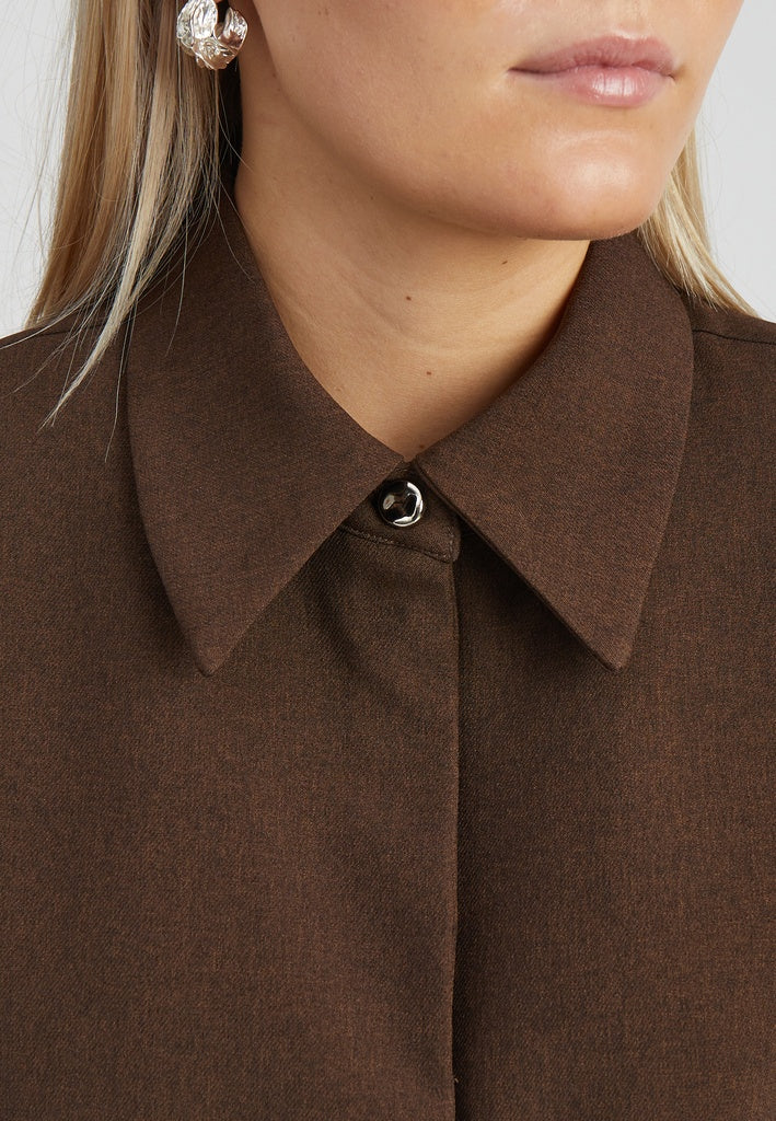 Minus MSLisa Vest Vest 5618 Bracken Brown