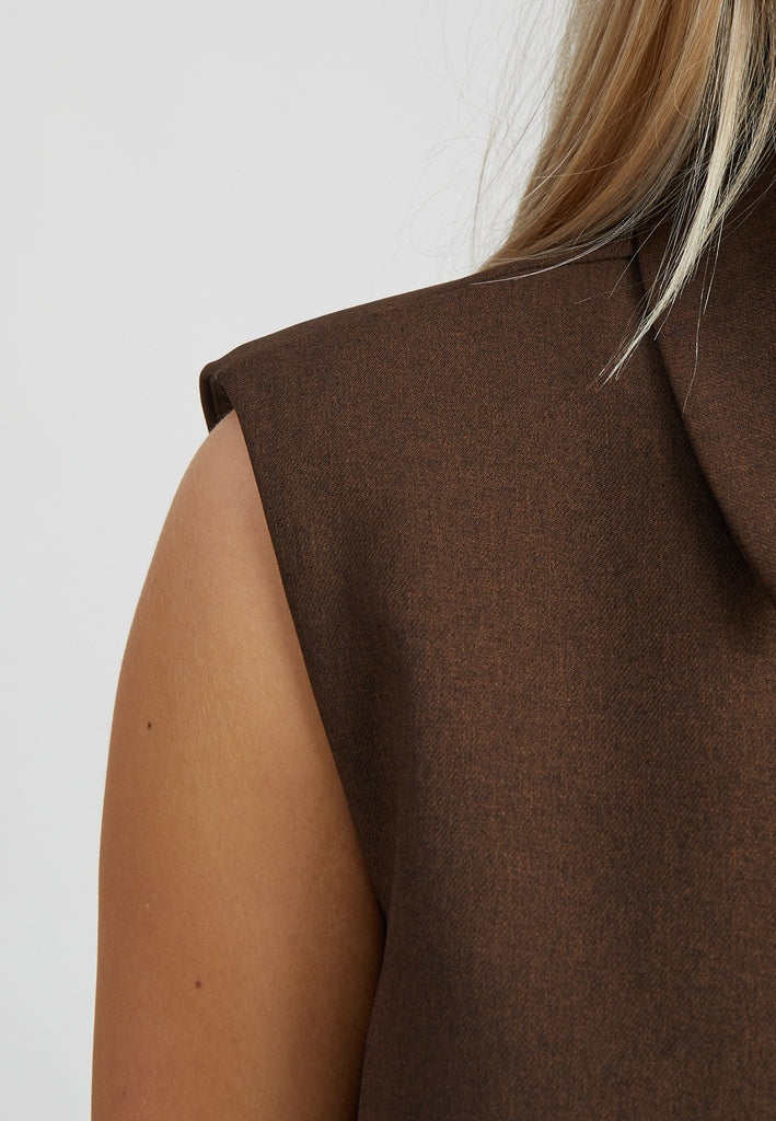 Minus MSLisa Vest Vest 5618 Bracken Brown
