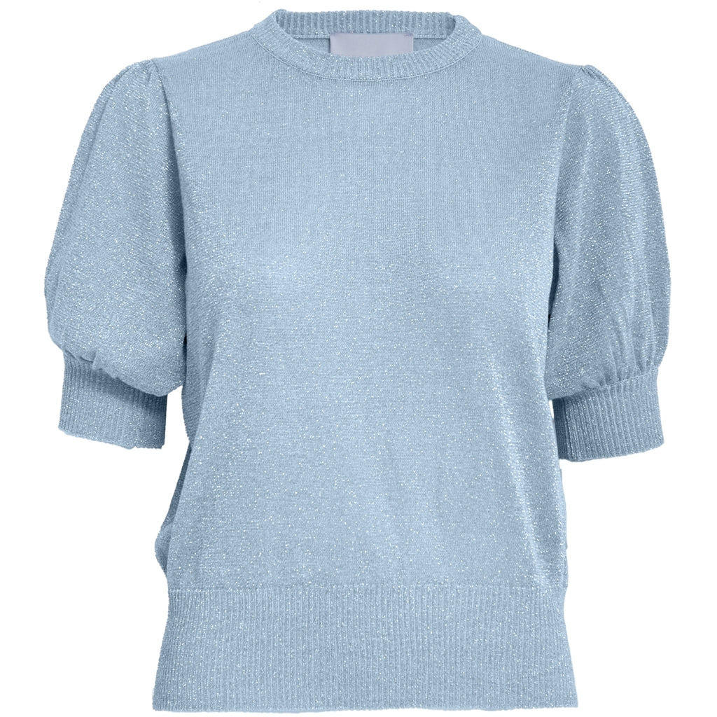 Minus MSLiva Metallic Pullover T-Shirt 2284MET Skyway Blue Metal.