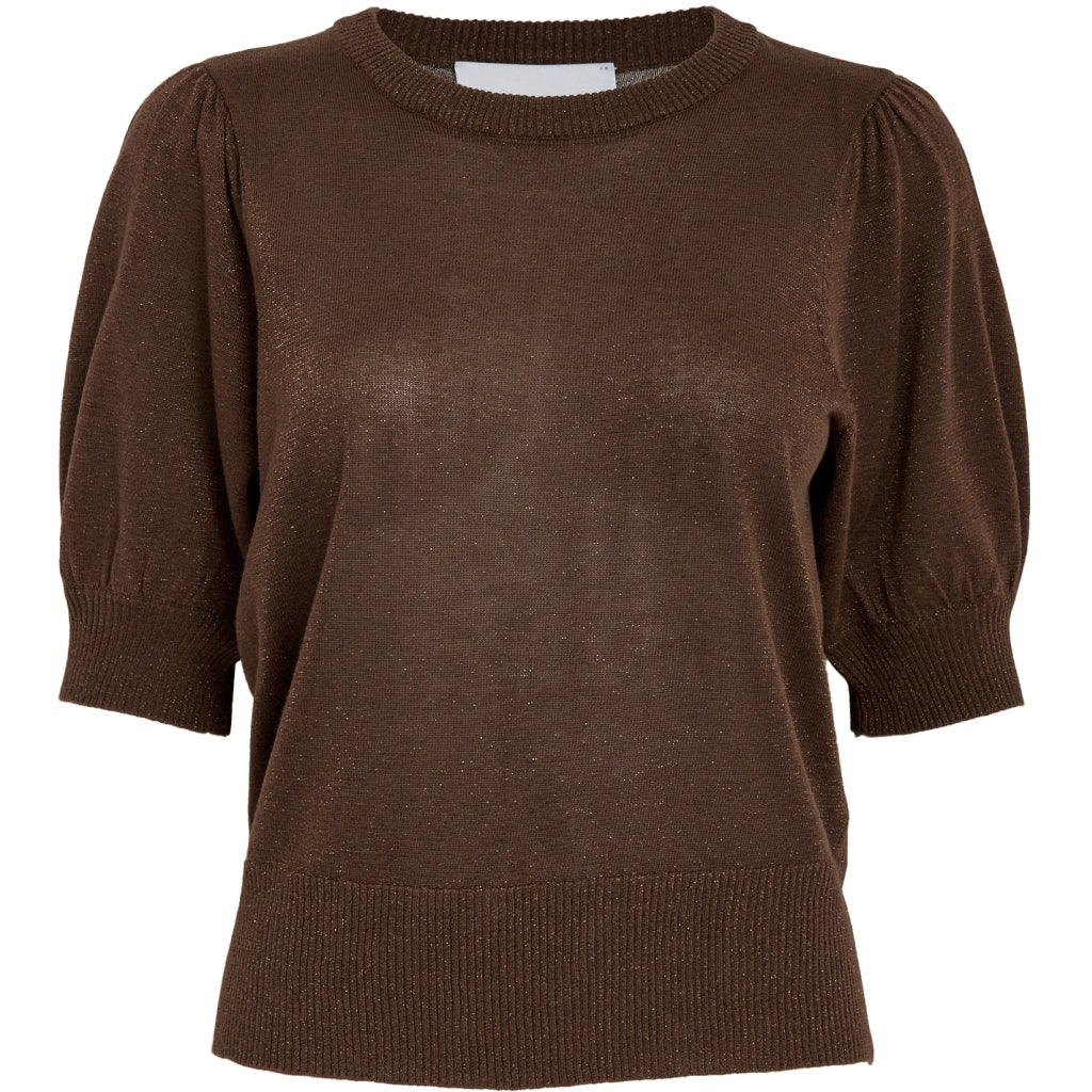 Minus MSLiva Metallic Pullover T-Shirt 5065MET Chestnut Metal