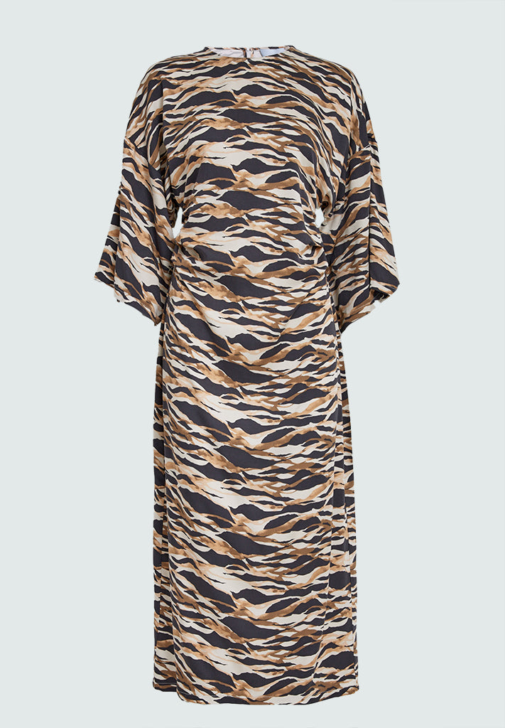 Minus MSLottie Midi Dress Dress 0312P Tan Print