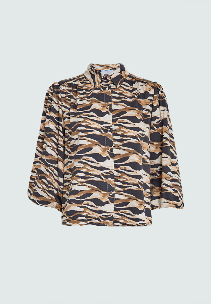 Minus MSLottie Shirt Shirt 0312P Tan Print