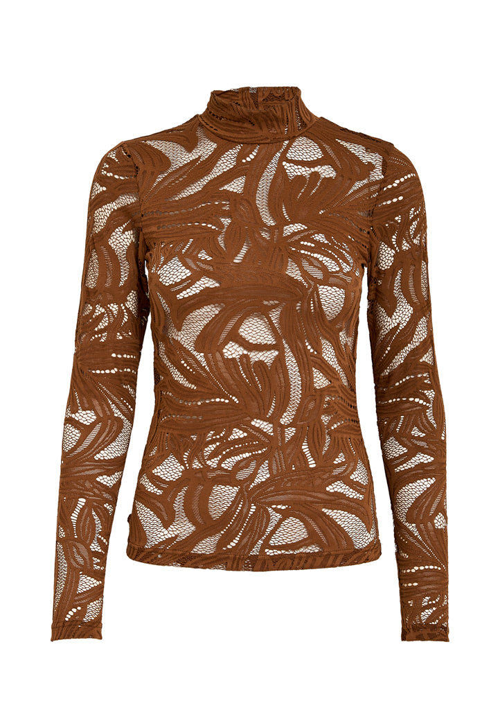 Minus MSLovena Long Sleeve Top Top 3681 Tiramisu