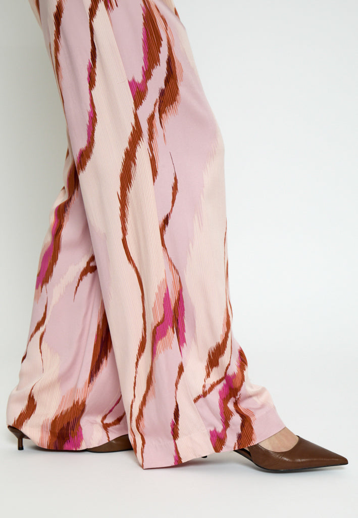 Minus MSLuana Mid Waist Pant Pant 4652P Desert Coral Print