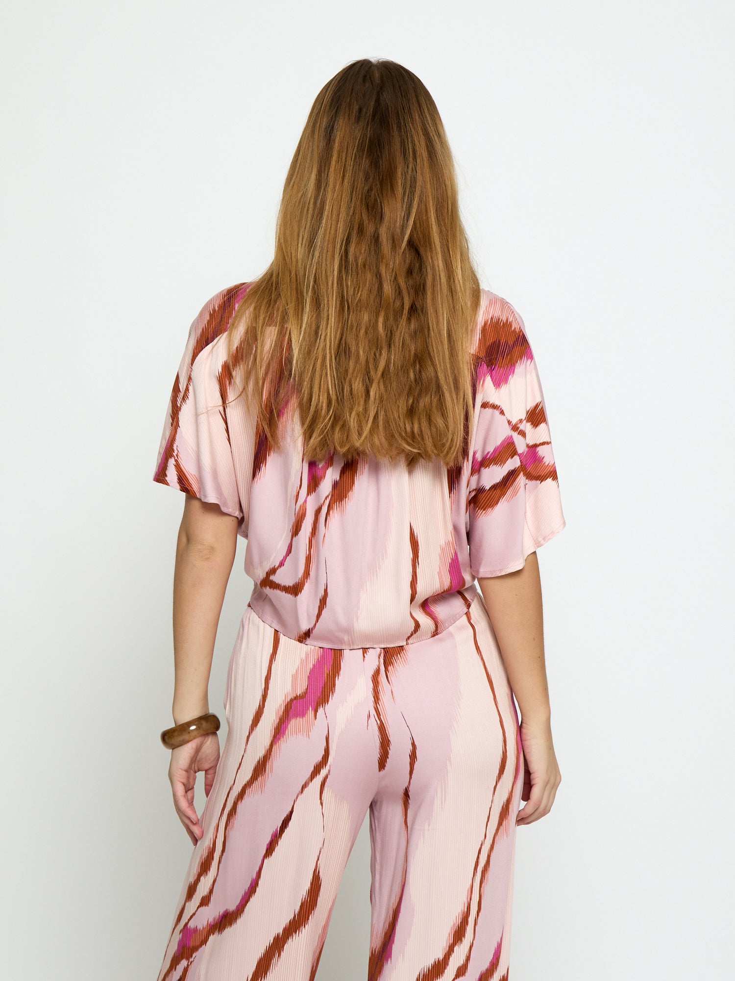 Minus MSLuana Shirt Shirt 4652P Desert Coral Print