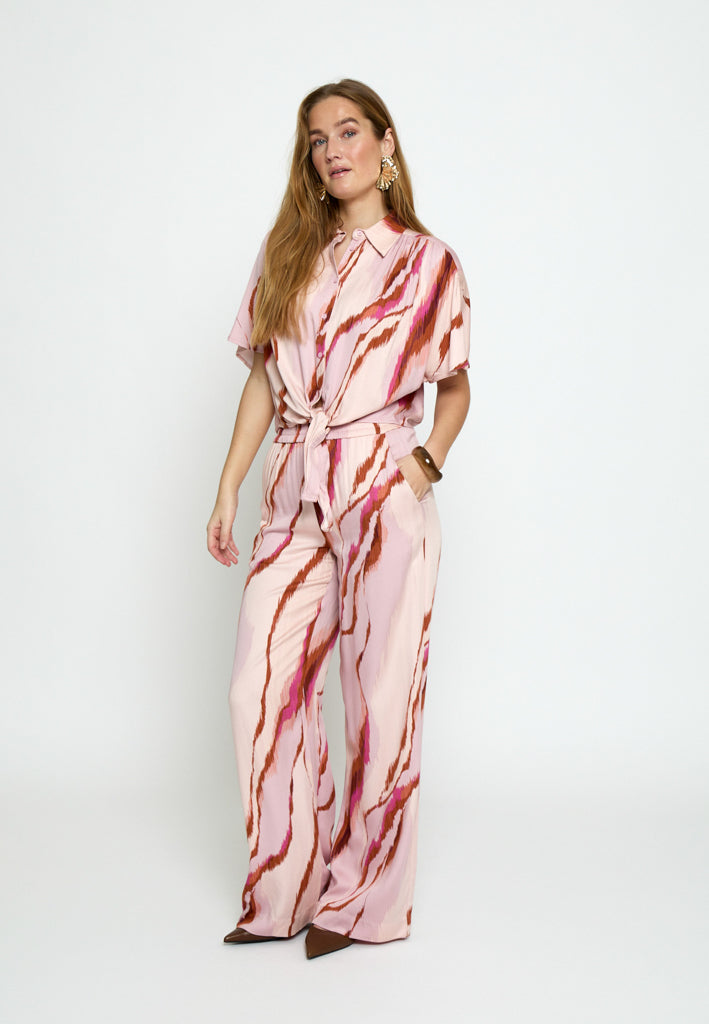 Minus MSLuana Shirt Shirt 4652P Desert Coral Print