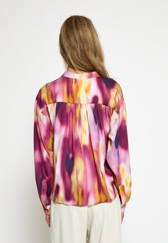 Minus MSLucinda Blouse Blouse 7140P Pastel Lilac Print
